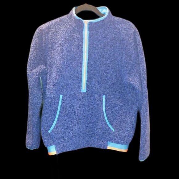 Under Armour Blue Fleece Pullover Size Medium - Picture 2 of 11